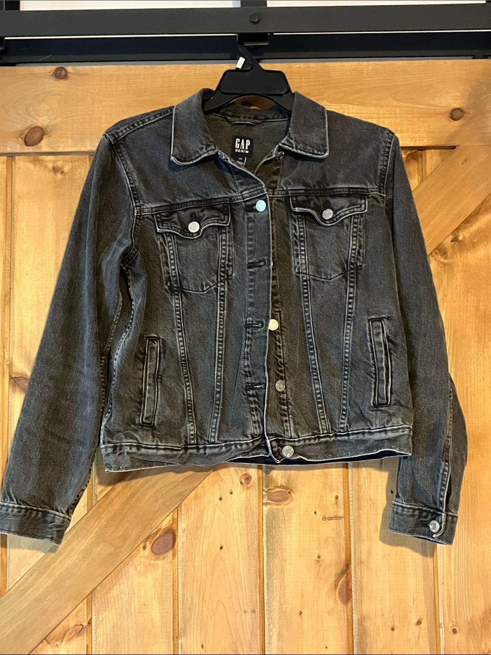 GAP black denim jacket